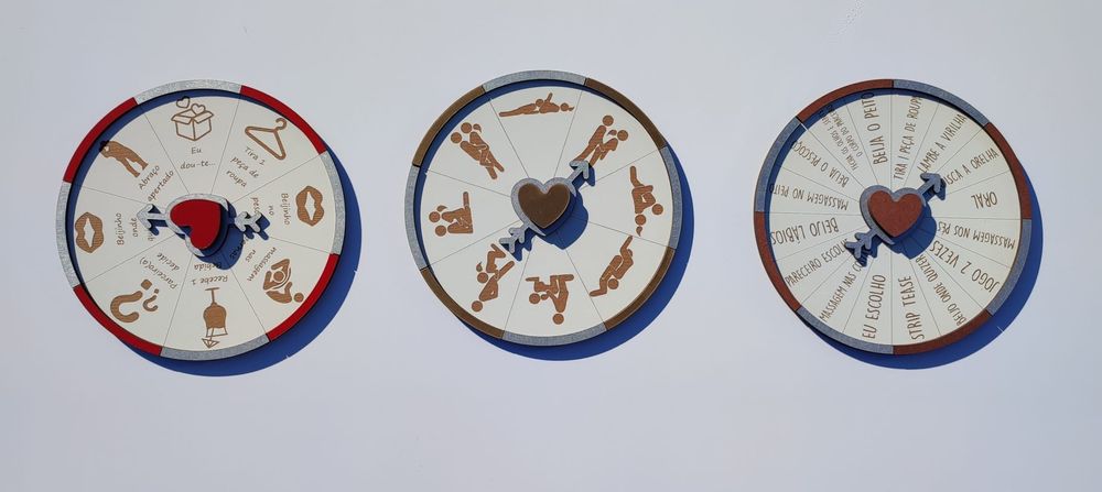 Roleta do amor com imagens