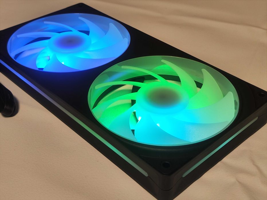 Вентилятор NZXT F240 RGB CORE black чорний статичного тиску argb 240мм