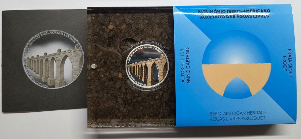 Aqueduto das Águas Livres XIV Ibero Americana Prata Proof