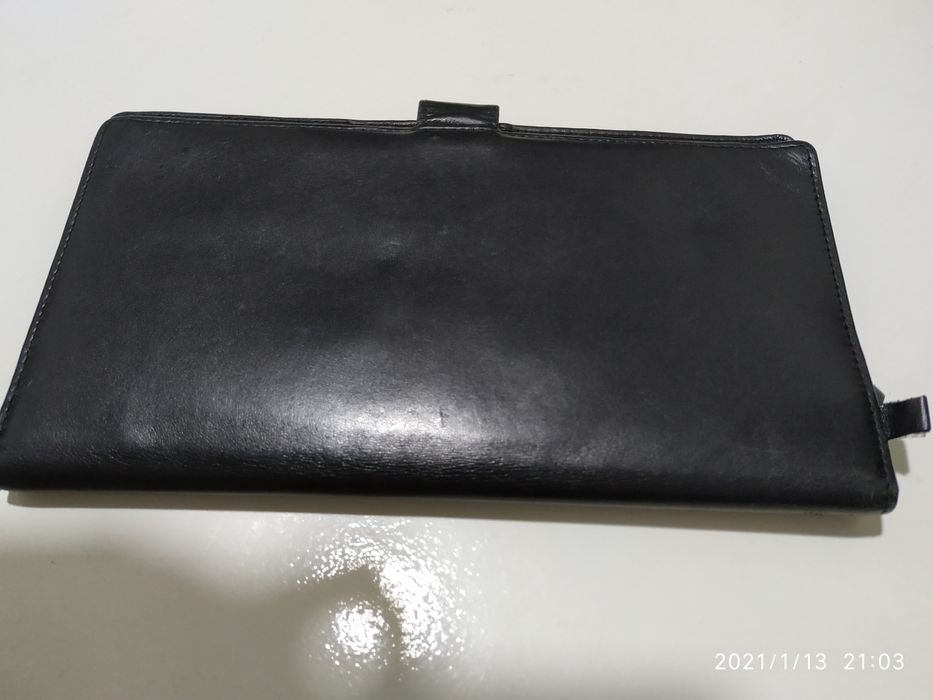 Carteira em pele Adolfo Dominguez