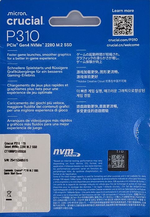 SSD Crucial P310 2280 M2