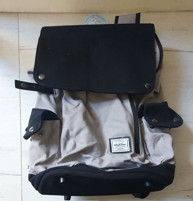 WindTook Plecak czarno-szary na laptopa 15,4 cala