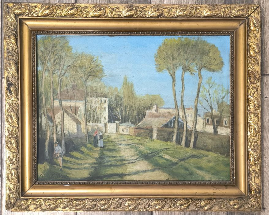 Antyki Mecenas Obraz z pejzażem śródziemnomorskim