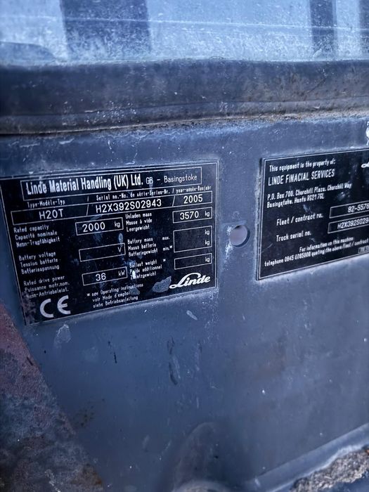 Linde H20T-01 LPG
Udźwig 2 tony