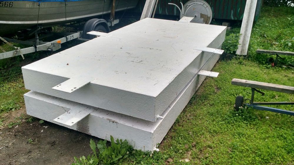 Pomosty Pływające Stalowe 150x300 cm