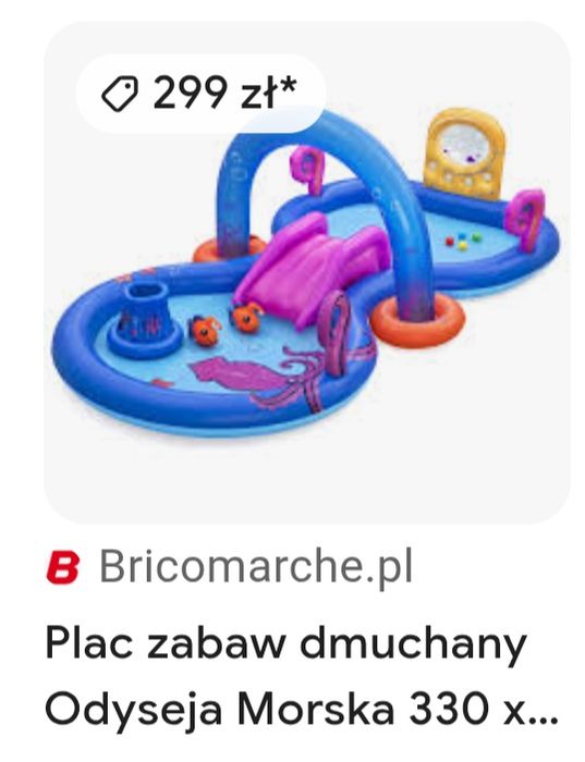 Basen dla dzieci Sea Odysseya z wbudowanymi zraszaczem