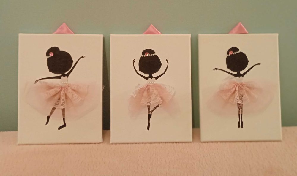 Obrazki baletnicy_3 sztuki