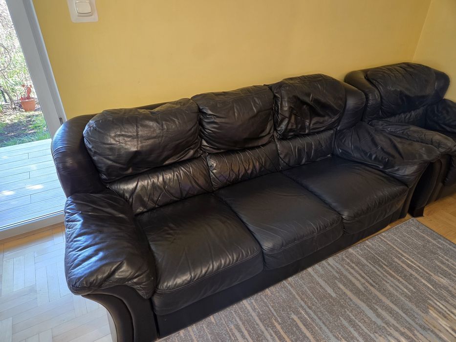 Kanapa, fotel skórzane Helvetia Furniture