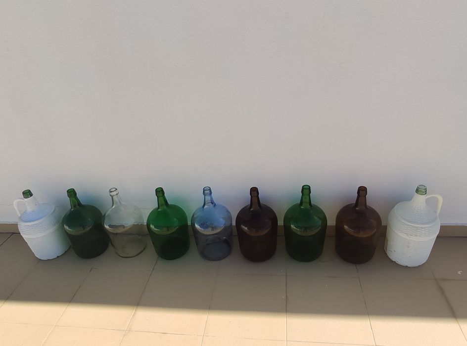 Garrafões de vidro antigos já não fabricam | Garrafa MICA DECORATIVOS