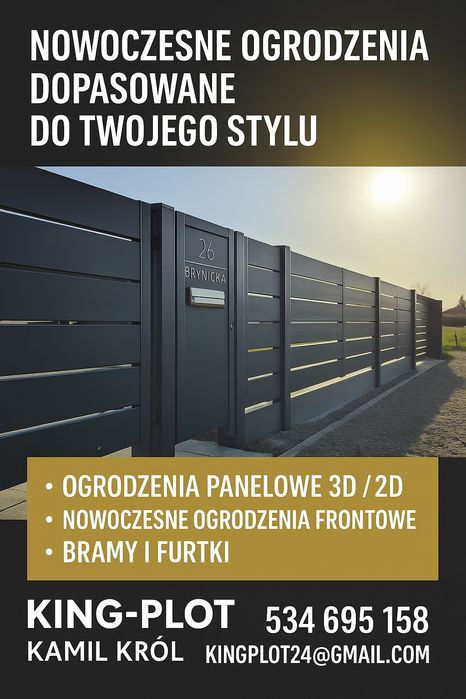 Ogrodzenia Panelowe | Bramy | Furtki - Szybkie Terminy