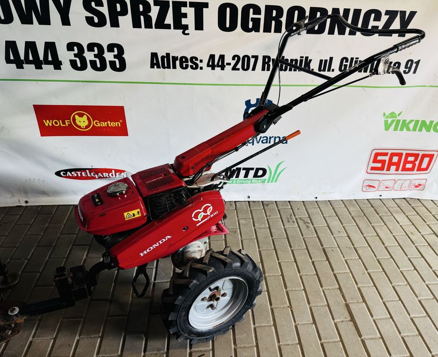 Glebogryzarka spalinowa dzik pług Honda F510 piękny stan/akcesoria