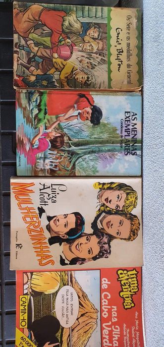 Livros juvenis. Os cinco, entre outros