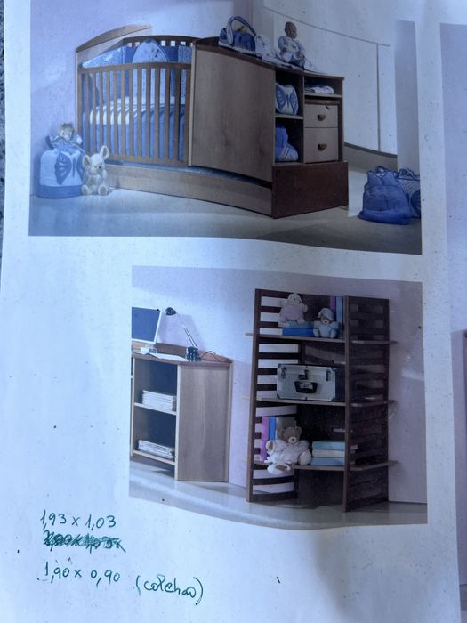 Berço de bebé conversivel