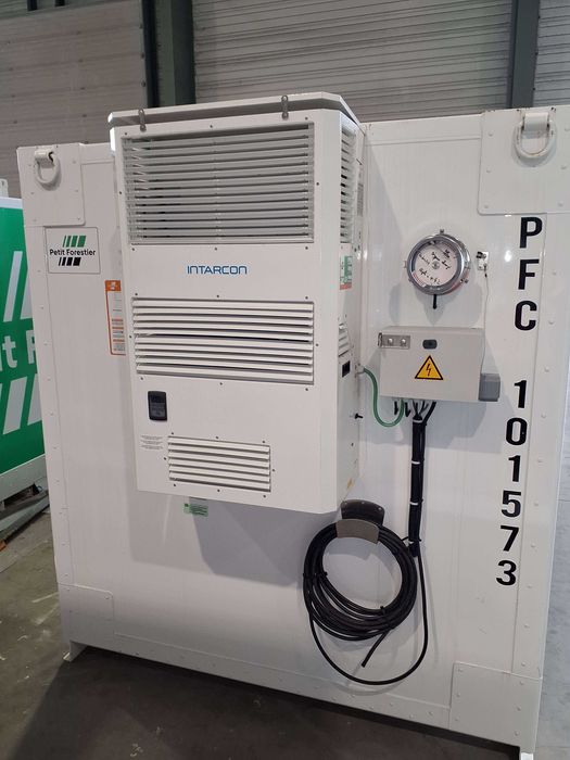 Kontener chłodnia/mroźnia CF10 wynajem płaska podłoga, kurtyna itp.