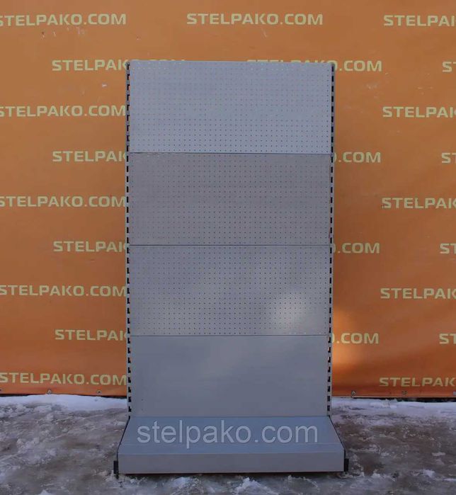 Торгові перфоровані стелажі «Віко» 195х100 см., Б/у 7888