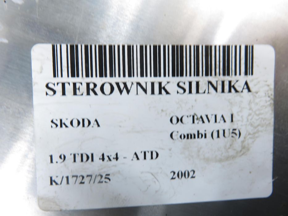 Sterownik Skoda Octavia I 1.9 Tdi