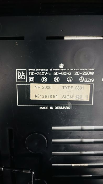 Bang&Olufsen Beomaster 2000