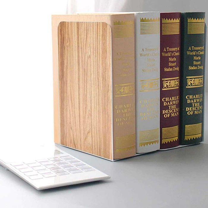 6 suportes de livros trava-livros estante secretária   17 x 12 x 10 cm