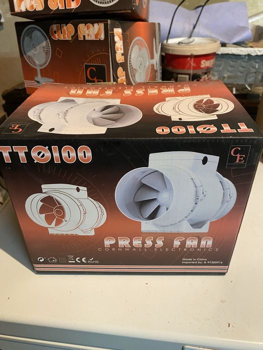 Wentylator kanalowy 100mm 187m3/h cichy