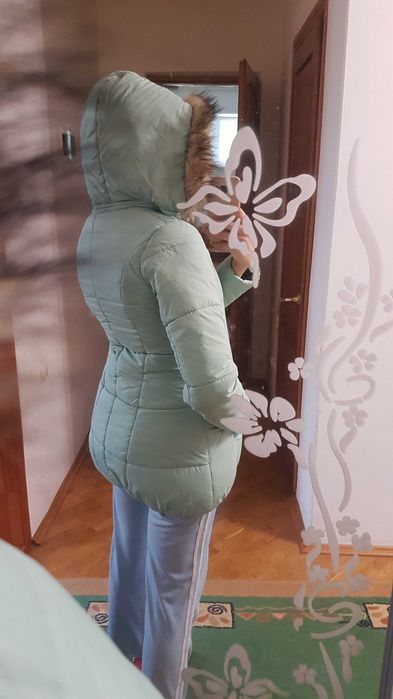 зимова куртка для вагітних пуховик для беременных