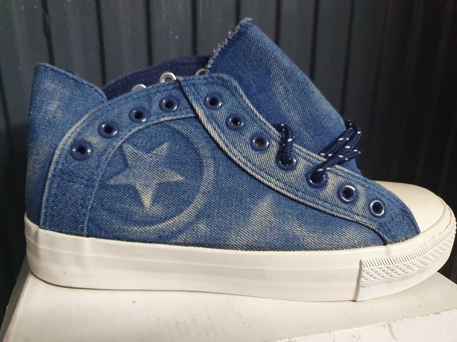 Trampki jeans do kostki