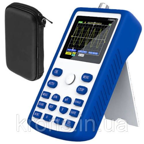 Осциллограф цифровой портативный одноканальный FNIRSI 1C15, до 110 МГц