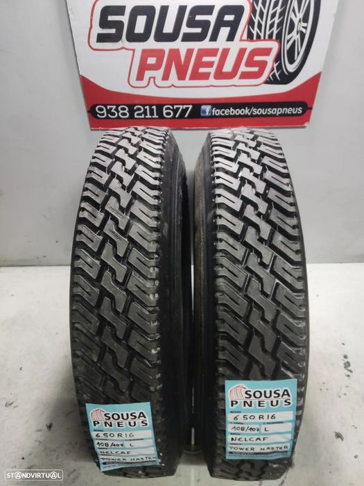 2 pneus 6.50-16c nelcaf - oferta da entrega