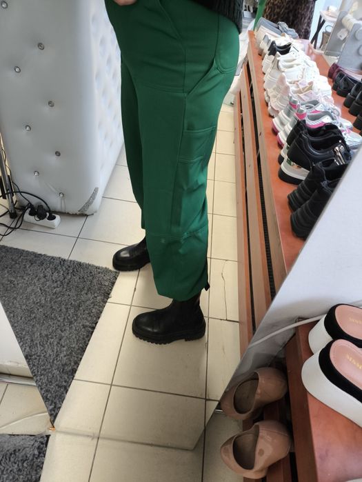By o La La piękny zielone spodnie rozm S m