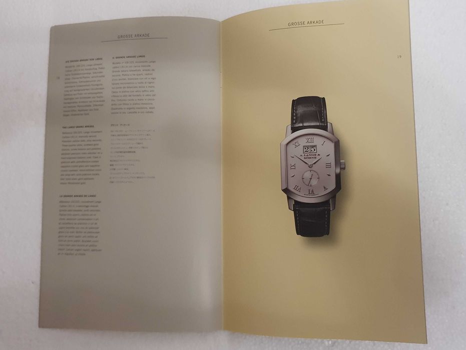 A. Lange & Sohne - Catálogo / Livro de Relógios Premium - 2002