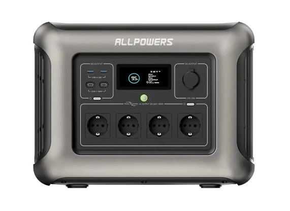 Зарядна станція ALLPOWERS R1500 1800W 1152Wh LiFePO4. Гарантія