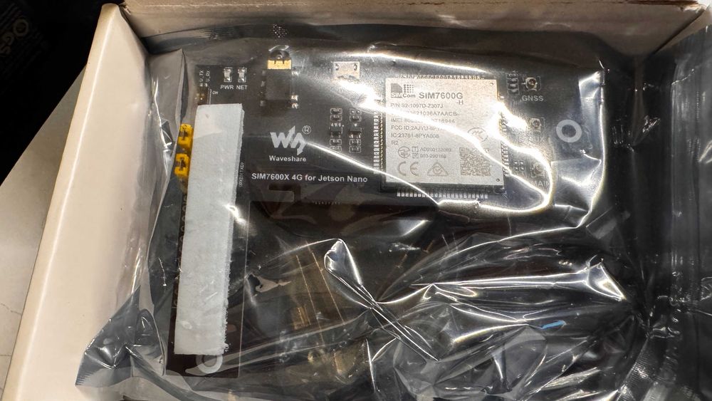 Modulo 4G, GNSS para Nvidia Jetson Nano