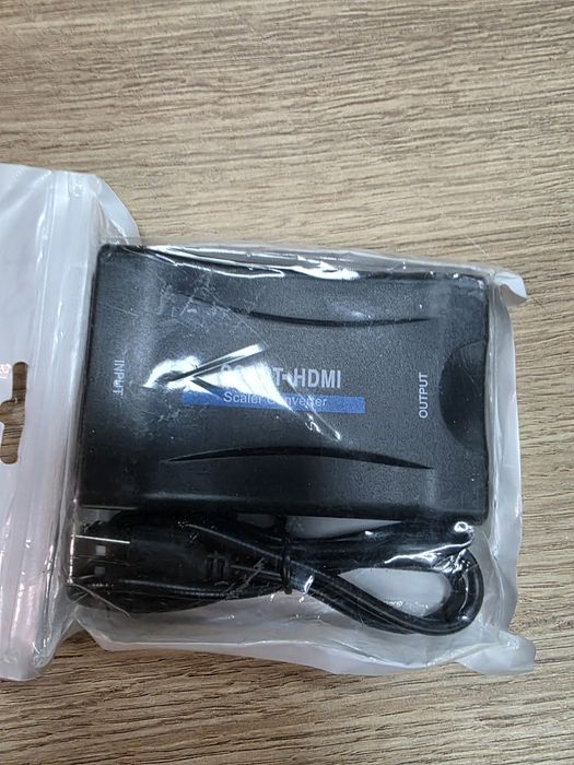 konwerter SCART na HDMI do starszych TV.