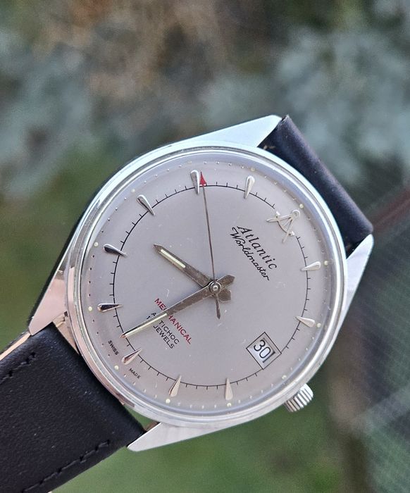 Zegarek Atlantic Worldmaster cyrkiel z pudełkiem
