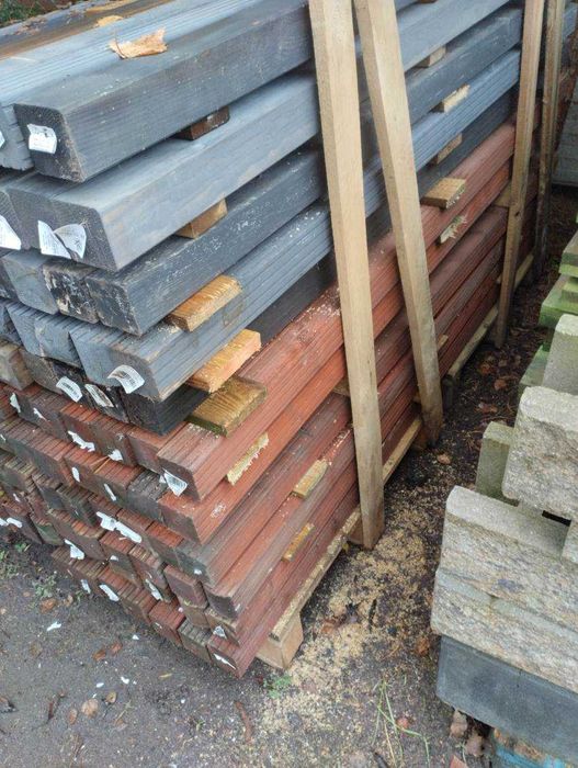 Słupek drewniany 7x7x180 cm -kantówka nowa 150 sztuk-CENA 19.99 PLN