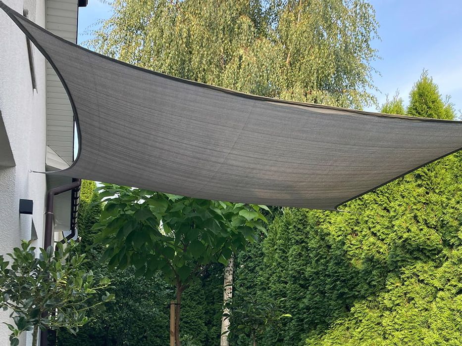 Żagiel przeciwsłoneczny HDPE 4x7