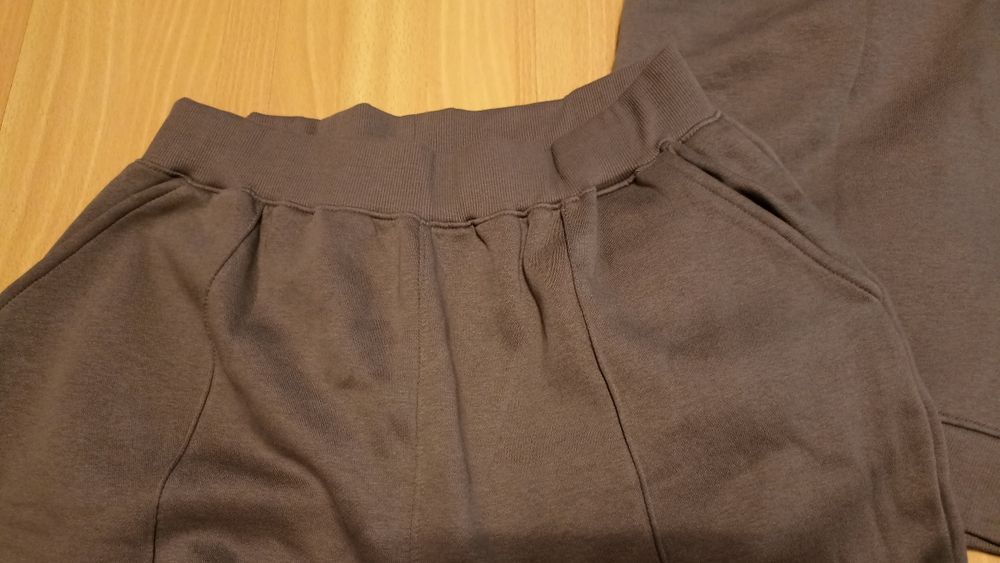 Nowy zestaw rozmiar XL szary bluza rozpinana spodnie top