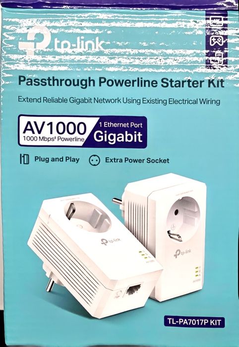 Kit Powerline TP-Link AV1000 Gigabit (TL-PA7017P KIT)