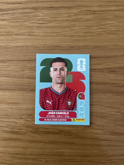 João Cancelo POR 5 - Cromo Mundial 2026