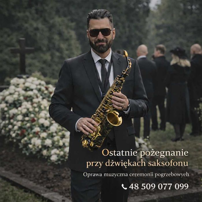 Saksofonista na pogrzebie – oprawa muzyczna ceremonii pogrzebowej