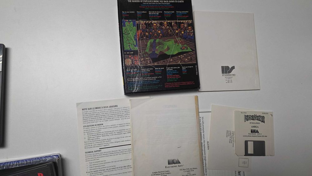 Amiga PowerMonger polskie big box premierowe wydanie