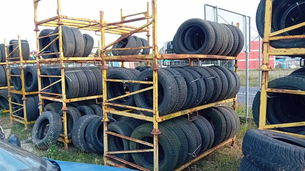 Regały Przęsła Magazynowe Składane Segmentowe Piętrowe DO OPON FELG