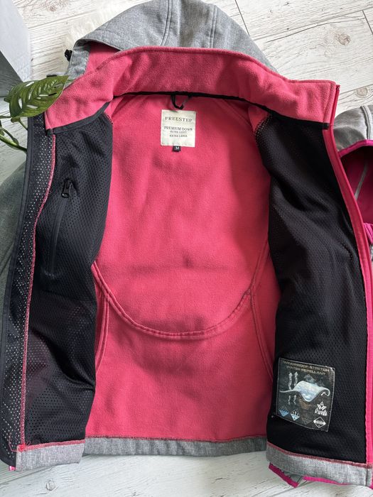 Zestaw kurtek mama i córka. Softshell, oddychająca. Przejściowa
