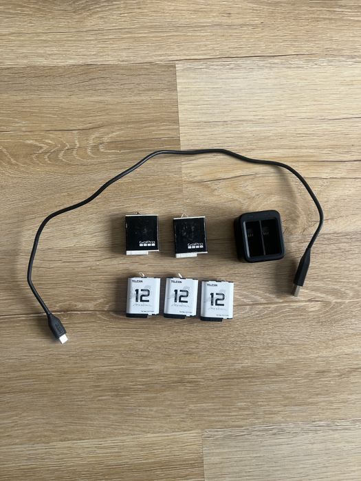 Baterie Go Pro Hero 9 10 11 12 + Box Ładujący