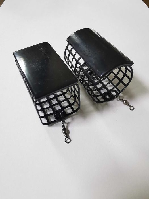 Koszyk wędkarski okrągły/kwadrat 80g, 100g - 2x10 sztuk