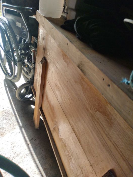 Arca antiga para arrumação ou armazenamento