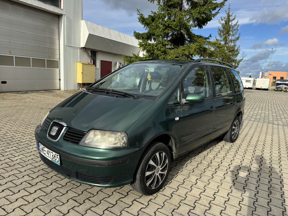 Seat alhambra 1.9 tdi, 7 osobowy, klima