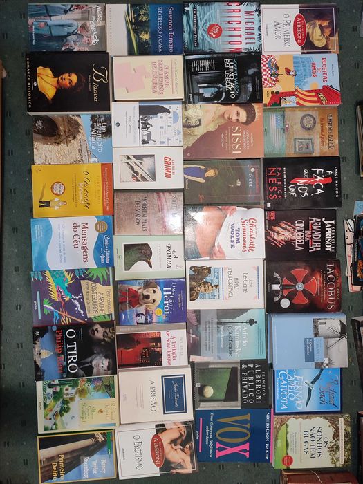 Lote Livros Best Seller Literatura Autores Portugueses e Estrangeiros