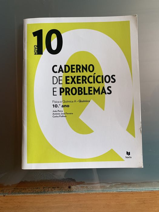 Caderno de exercicios, Quimica A, 10° ano