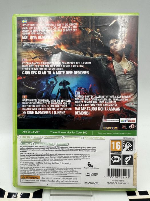 DMC Devil May Cry Xbox 360 Gwarancja