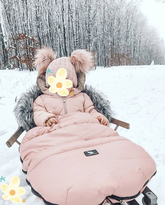 Cottonmoose Combi 3w1 śpiworek do wózka pink różowy